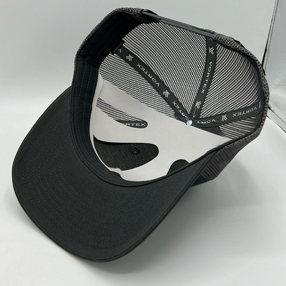 VORTEX GRAY MESH TRUCKER BALL CAP HAT BRAND NEW WITH TAGS OSFM - Picture 6 of 7